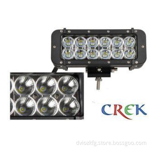 8 Waterproof Automotive Curved Double Row LED Light Bar 36W